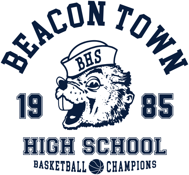 Beacon Town High School Kids T-Shirt by NotoriousMedia