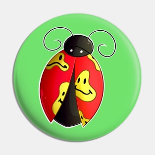 Lady Bug Design Pin