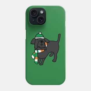 Cute Irish Dog on St Patricks Day Phone Case