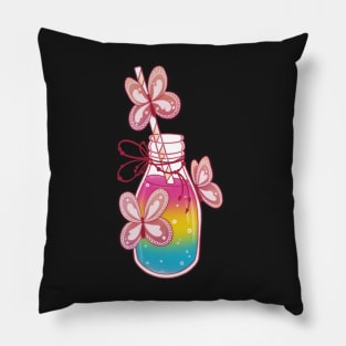 Fruity pan gradient drink Pillow