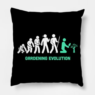 Funny Gardening Evolution Pillow