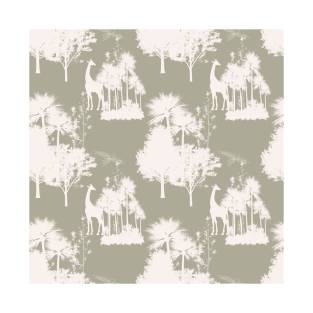 Neutral Safari Toile Pattern T-Shirt