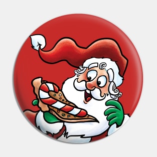 Candy Cane Pizza Pin