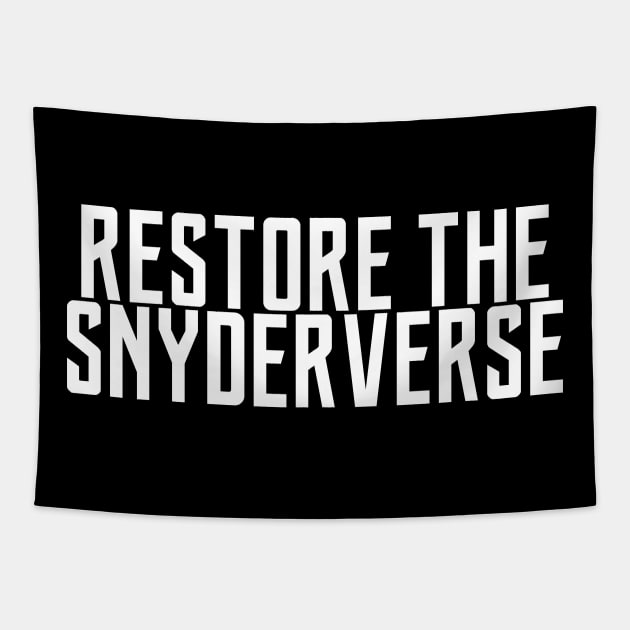 Restore The Snyderverse Tapestry by My Geeky Tees - T-Shirt Designs