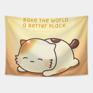 Bake the world a better place Tapestry