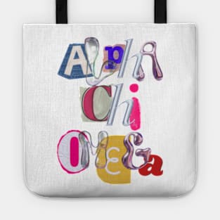 Alpha chi Omega Tote