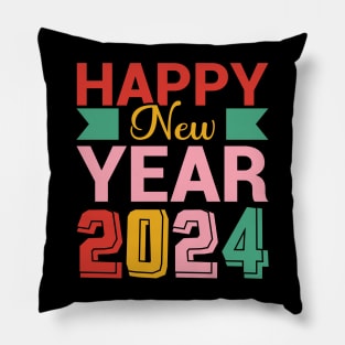 Happy New Year 2024 Pillow