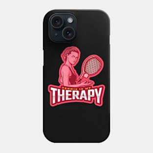 Tennis Is My Therapy Phone Case