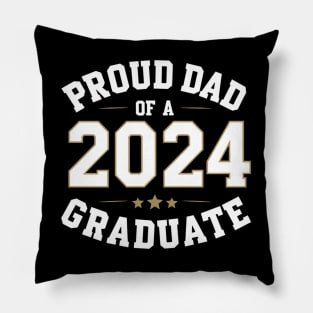 Senior Proud dad of a Class of 2024 Graduate Pillow