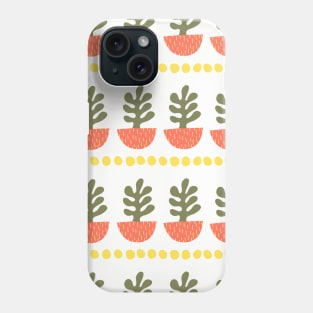 Scandinavian Mod Art Room Plants Phone Case