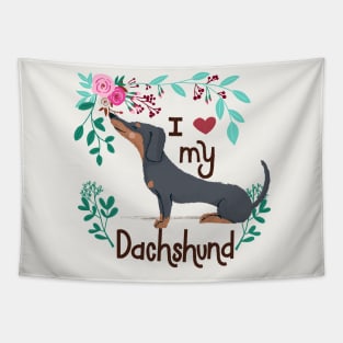 I love my dachshund Tapestry