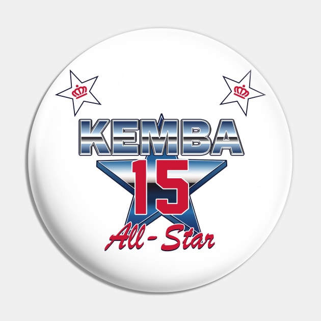 Kemba All-Star Chrome Pin by Every Hornets Boxscore