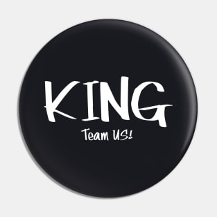 King Team Us Hipster Atheist Pin