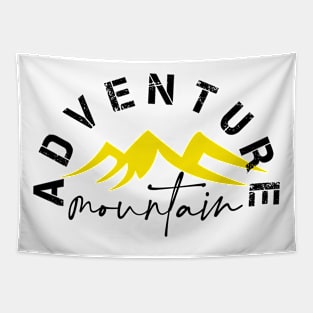 Mountain adventure design Tapestry