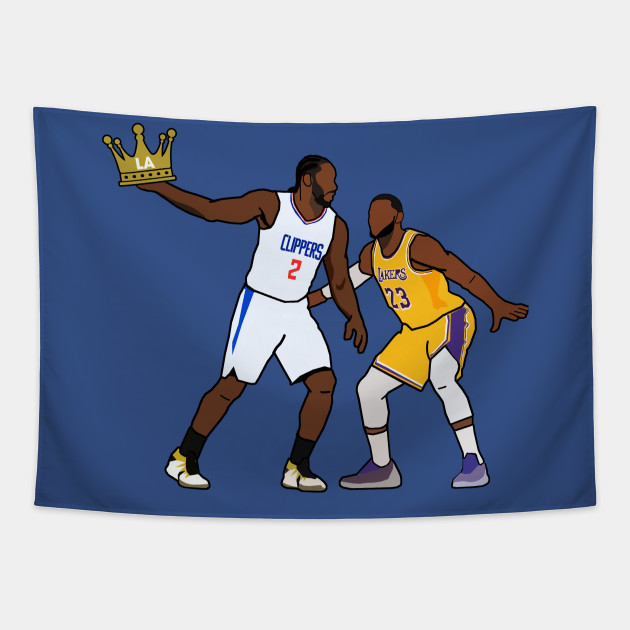 Kawhi Leonard King Of La Los Angeles Clippers Kawhi Tapestry Teepublic