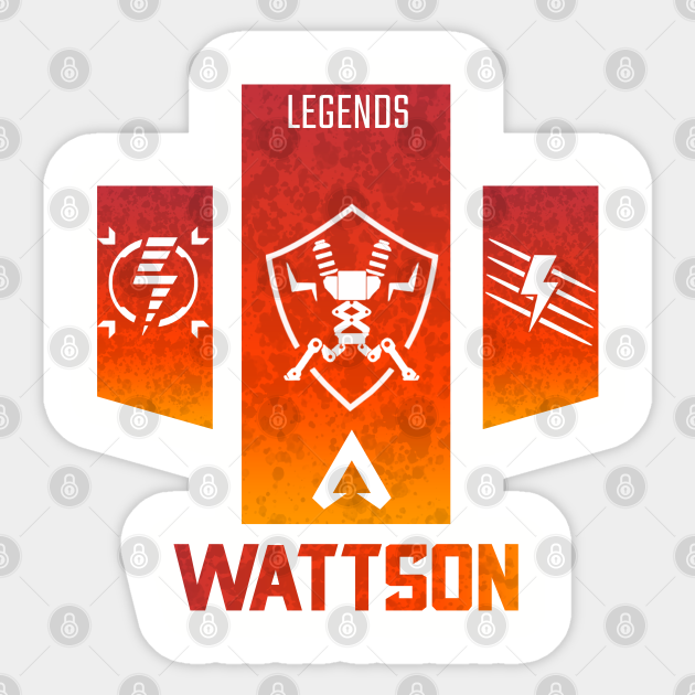 Apex Legend Banner Wattson Apex Legends Sticker Teepublic Uk