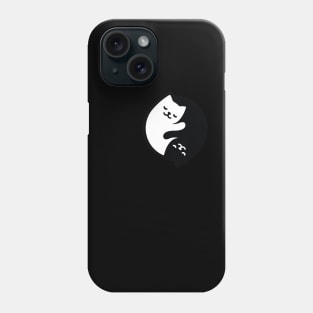 Yin Yang Cat T-shirt Love Cats Shirts-TH Phone Case