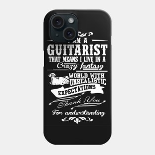 Guitarist Quotes Phone Case