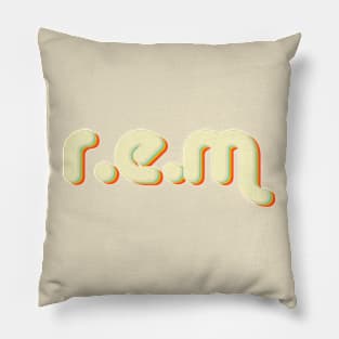 vintage color rem Pillow