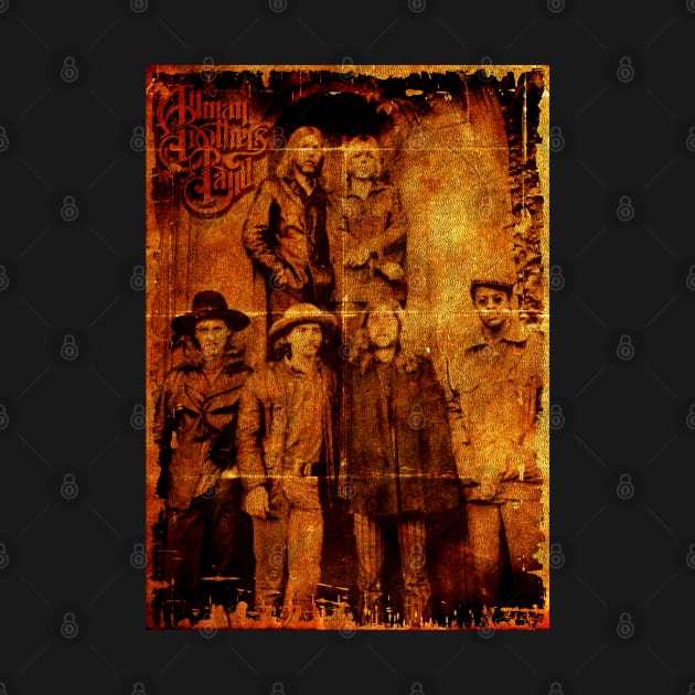 Portrait of Allman Brothers band by Dr.BreakerNews