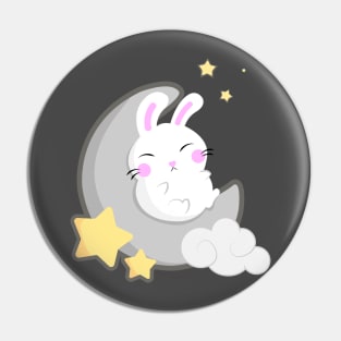 Bunny Moon Pin
