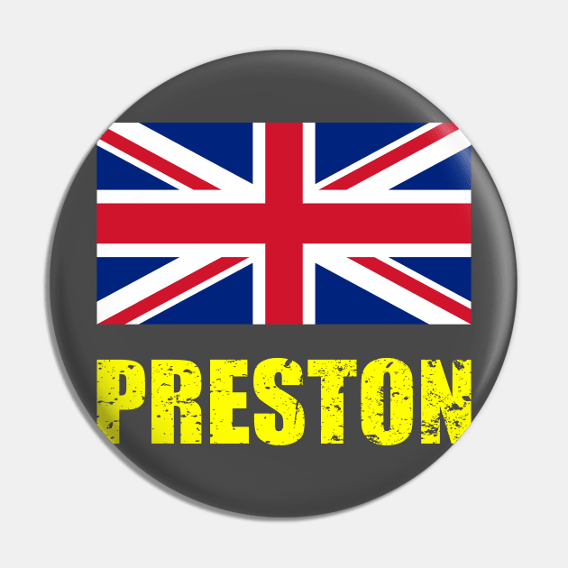 Preston - UK - T Shirt Pin by AlternativeEye