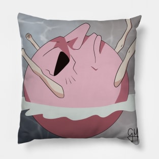 JIBAKU-KUN (BUCKY) ART PRINT (FAN ART) Pillow