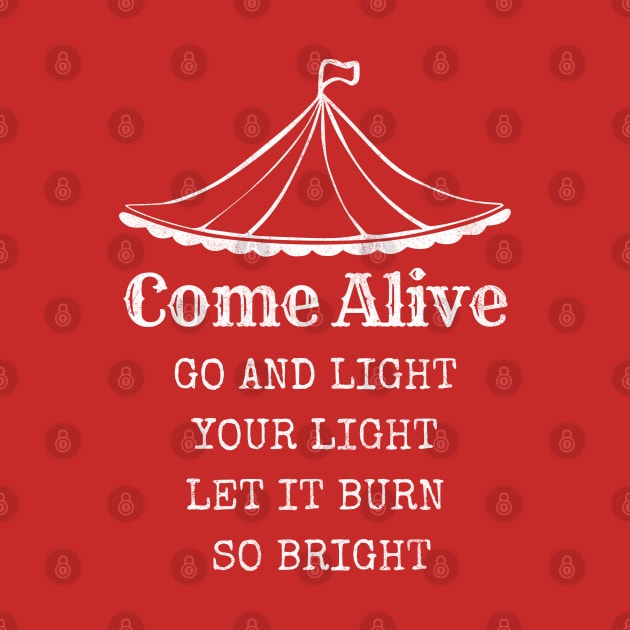 Greatest Showman musical, come alive lyric by FreckledBliss