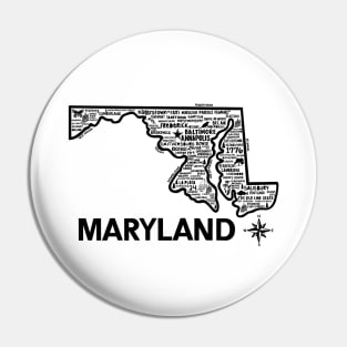 Maryland Map Pin