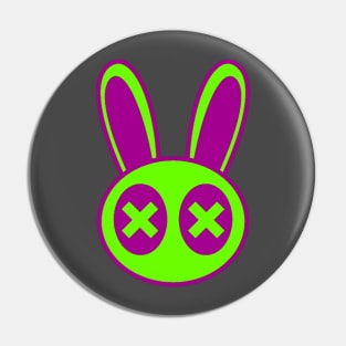 Vibrant rabbit Pin