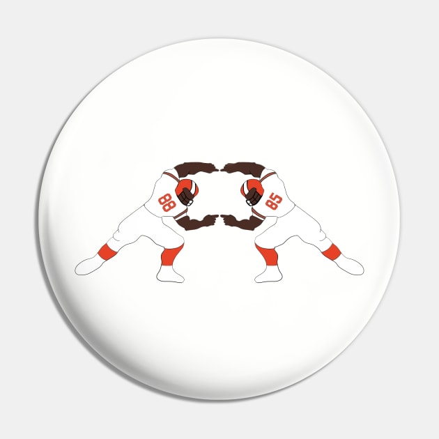 Cleveland Browns Fusion Dance Pin by Roommates