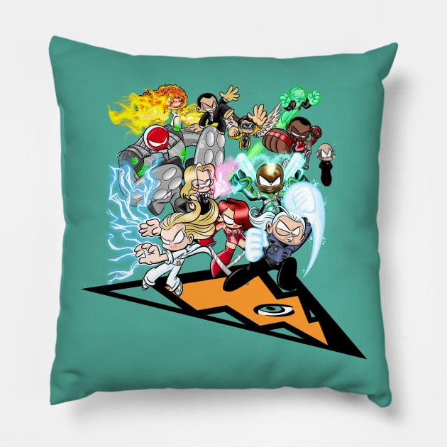 StormWatch Cuties Pillow by BeefcakeBoss