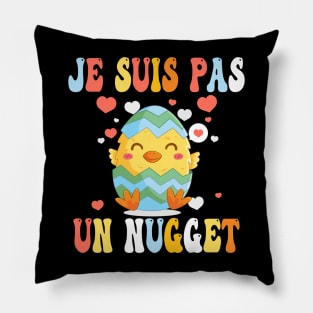 Je Suis Pas Un Nugget Cuisine Végan Homme Femme enfant Cadeau Pillow