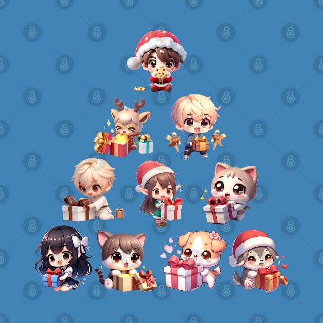 Chibi Kawaii Christmas Tree by Etopix