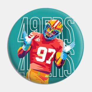 49ers football Pin