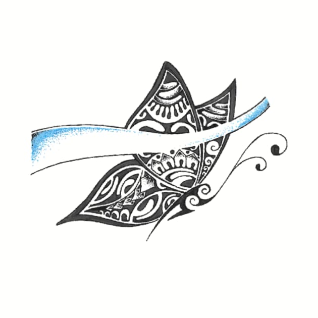 Butterfly tribal tatoo art by Havai'iART&WOOD