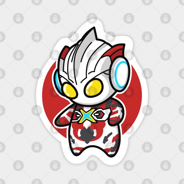 Ultraman X Chibi Style Kawaii - Ultraman - Magnet | TeePublic