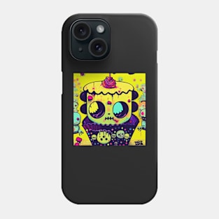 Kawaii Zombie Cupcake Phone Case