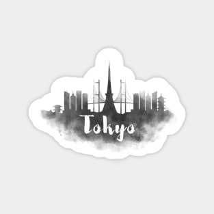 Tokyo watercolor Magnet