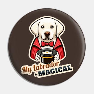 Magical Labrador Retriever Pin