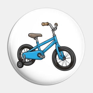 Kid's bike with Training wheels Pin