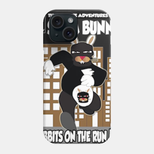 Marko Skitzo X Scum Bunny: Rabbits On The Run!!!! Phone Case by MarkoSkitzo