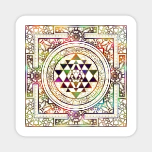 Colorful Sri Yantra  / Sri Chakra Magnet