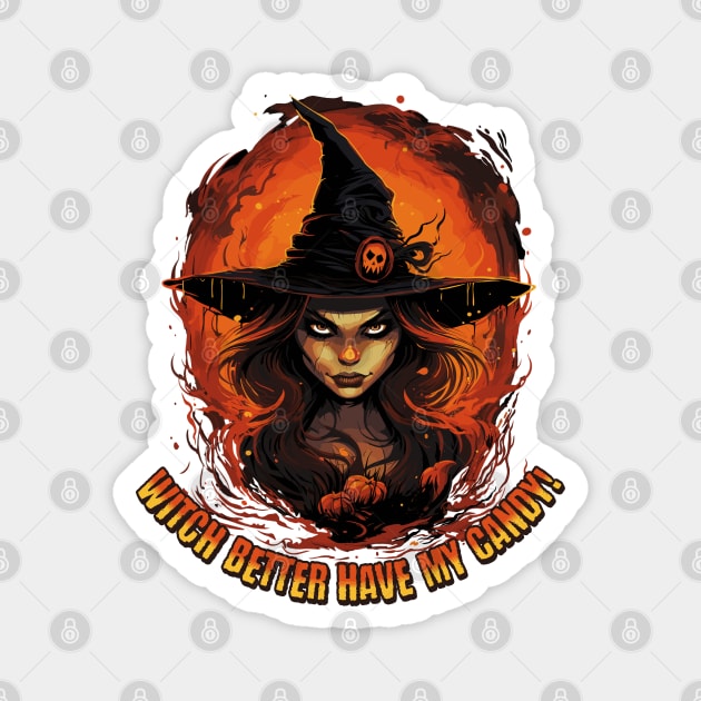 Trick 'r Treat Witch Magnet by Atomic Blizzard