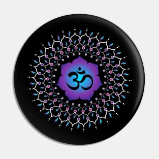 Om mandala Pin