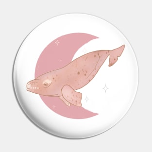 Right Whale Crescent - Rose Pin