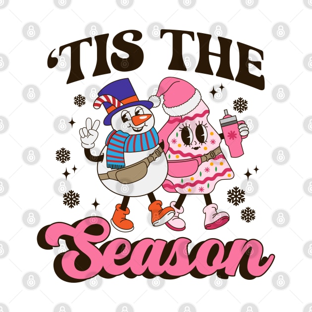 Little Tis' The Season Christmas Tree Cakes Debbie T-Shirt by Hobbybox