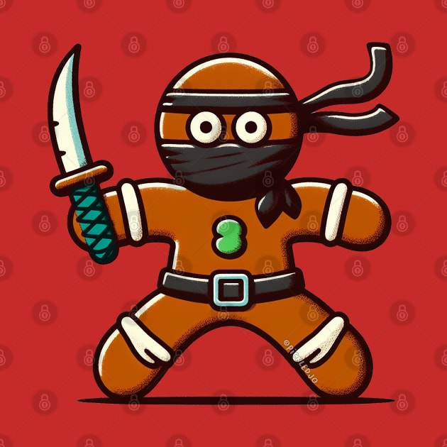 Ninjabread man with sword by Sketchy