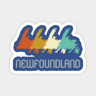 Retro NFLD || Newfoundland and Labrador || Gifts || Souvenirs || Clothing Magnet