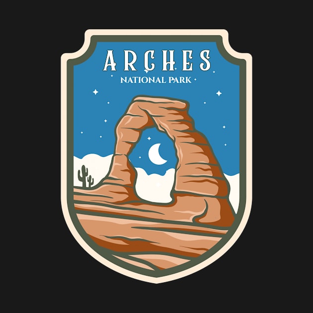 Arches National Park T Shirt Delicate Arch Utah Gift by Master_of_shirts